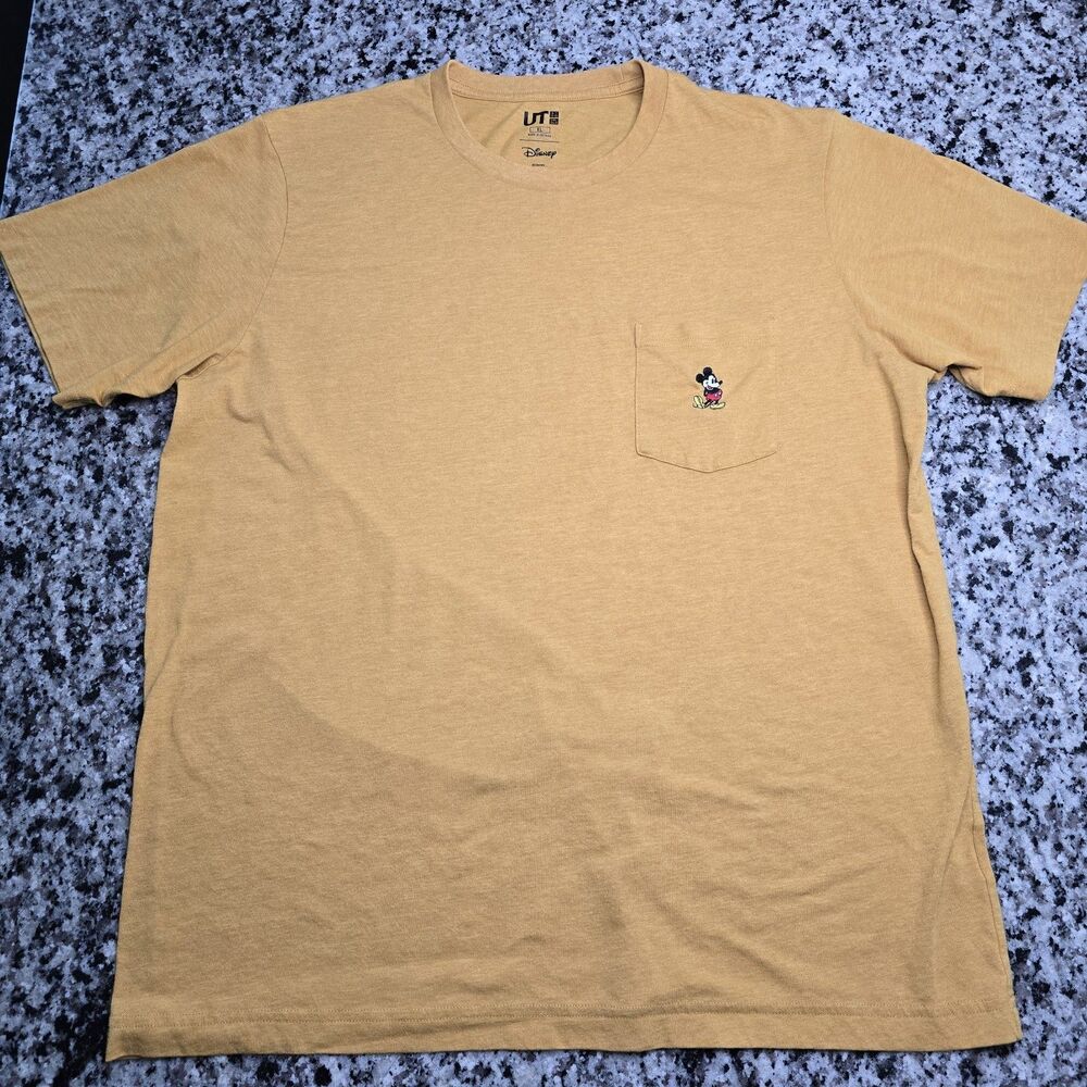 Rare UT Uniqlo x Disney X Mickey Mouse Pocket Tee Unisex Size XL